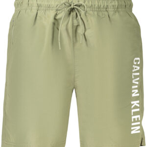 CALVIN KLEIN MEN'S GREEN BOTTOM SWIMSUIT CALVIN KLEIN