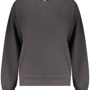 CALVIN KLEIN WOMEN'S BLACK ZIP-UP SWEATSHIRT CALVIN KLEIN