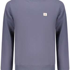 CALVIN KLEIN MEN'S BLUE ZIP-UP SWEATSHIRT CALVIN KLEIN