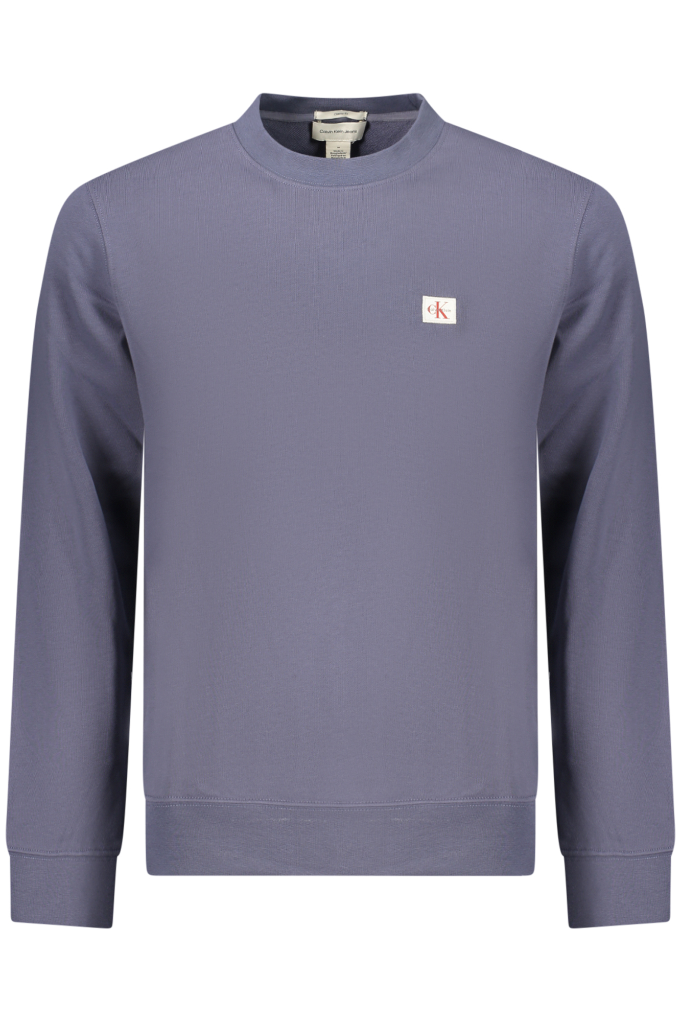CALVIN KLEIN MEN'S BLUE ZIP-UP SWEATSHIRT CALVIN KLEIN