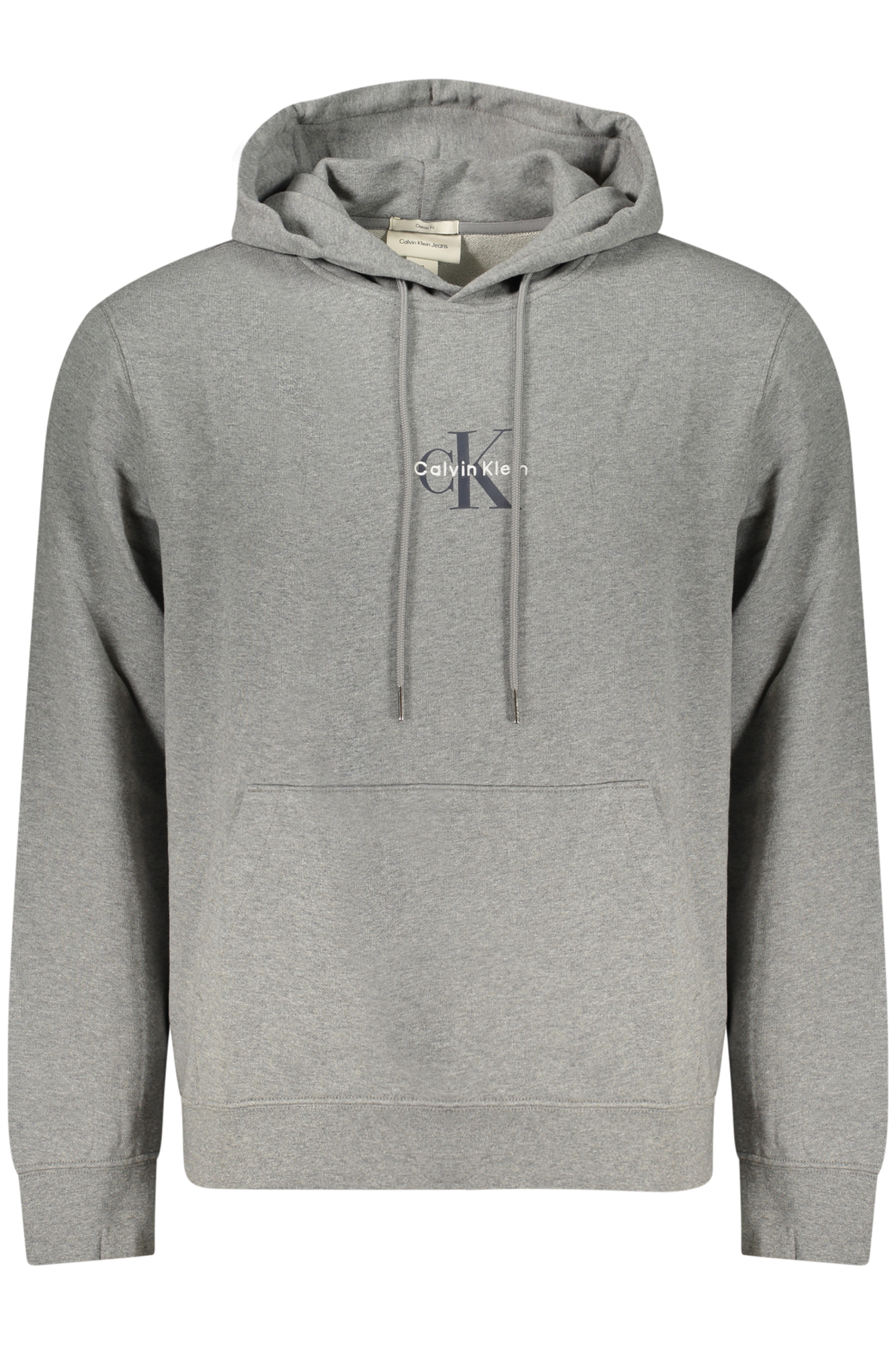 CALVIN KLEIN MEN'S GRAY ZIP-UP SWEATSHIRT CALVIN KLEIN