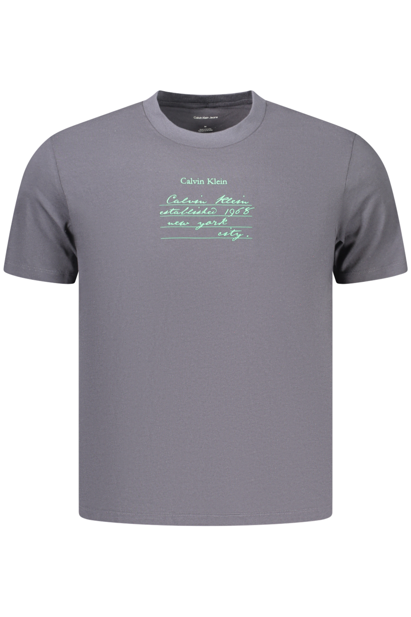 CALVIN KLEIN MEN'S SHORT-SLEEVE T-SHIRT GREY CALVIN KLEIN