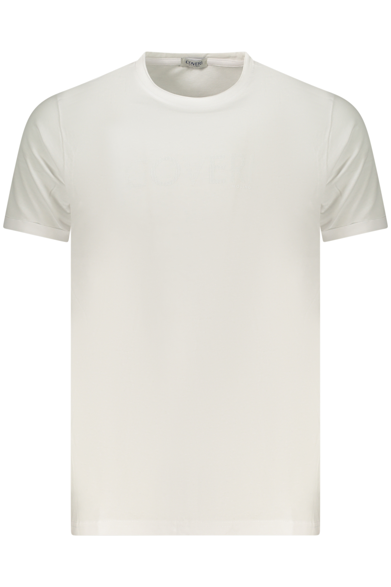 COVERI MOVING MEN'S SHORT-SLEEVE T-SHIRT WHITE COVERI MOVING