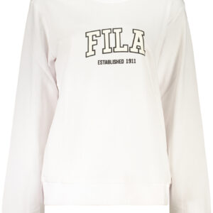 FILA WOMEN'S WHITE ZIP-UP SWEATSHIRT FILA