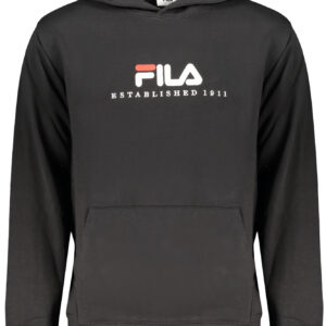 FILA MEN'S BLACK ZIP-UP SWEATSHIRT FILA