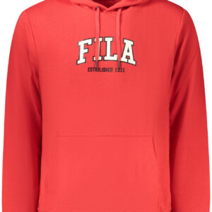 FILA MEN'S RED ZIP-UP SWEATSHIRT FILA