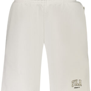 FILA MEN'S WHITE SHORT TRACKSUIT PANTS FILA