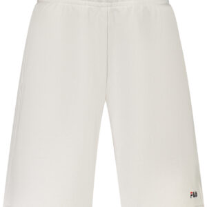 FILA MEN'S WHITE SHORT TRACKSUIT PANTS FILA