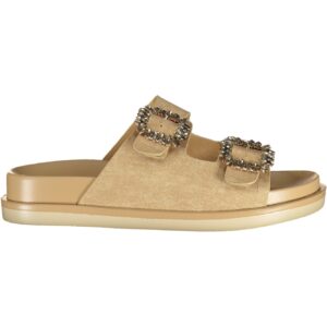 LAURA BIAGIOTTI WOMEN'S BEIGE SLIPPER LAURA BIAGIOTTI