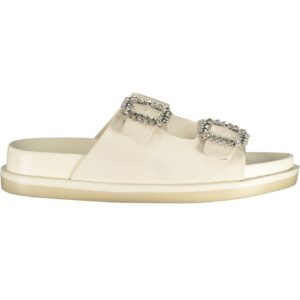 LAURA BIAGIOTTI WOMEN'S WHITE SLIPPER FOOTWEAR LAURA BIAGIOTTI