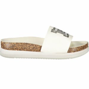 LAURA BIAGIOTTI WOMEN'S WHITE SLIPPER FOOTWEAR LAURA BIAGIOTTI
