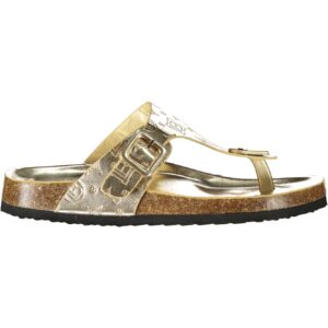 LAURA BIAGIOTTI WOMEN'S GOLD SLIPPER FOOTWEAR LAURA BIAGIOTTI