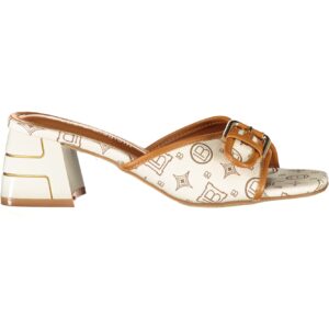 LAURA BIAGIOTTI WOMEN'S BEIGE SANDALS LAURA BIAGIOTTI