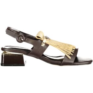 LAURA BIAGIOTTI WOMEN'S BROWN SANDALS LAURA BIAGIOTTI