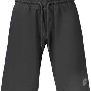 LOTTO MEN'S BLACK BERMUDA TROUSERS LOTTO