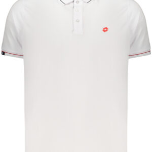 LOTTO MEN'S SHORT-SLEEVED POLO SHIRT WHITE LOTTO