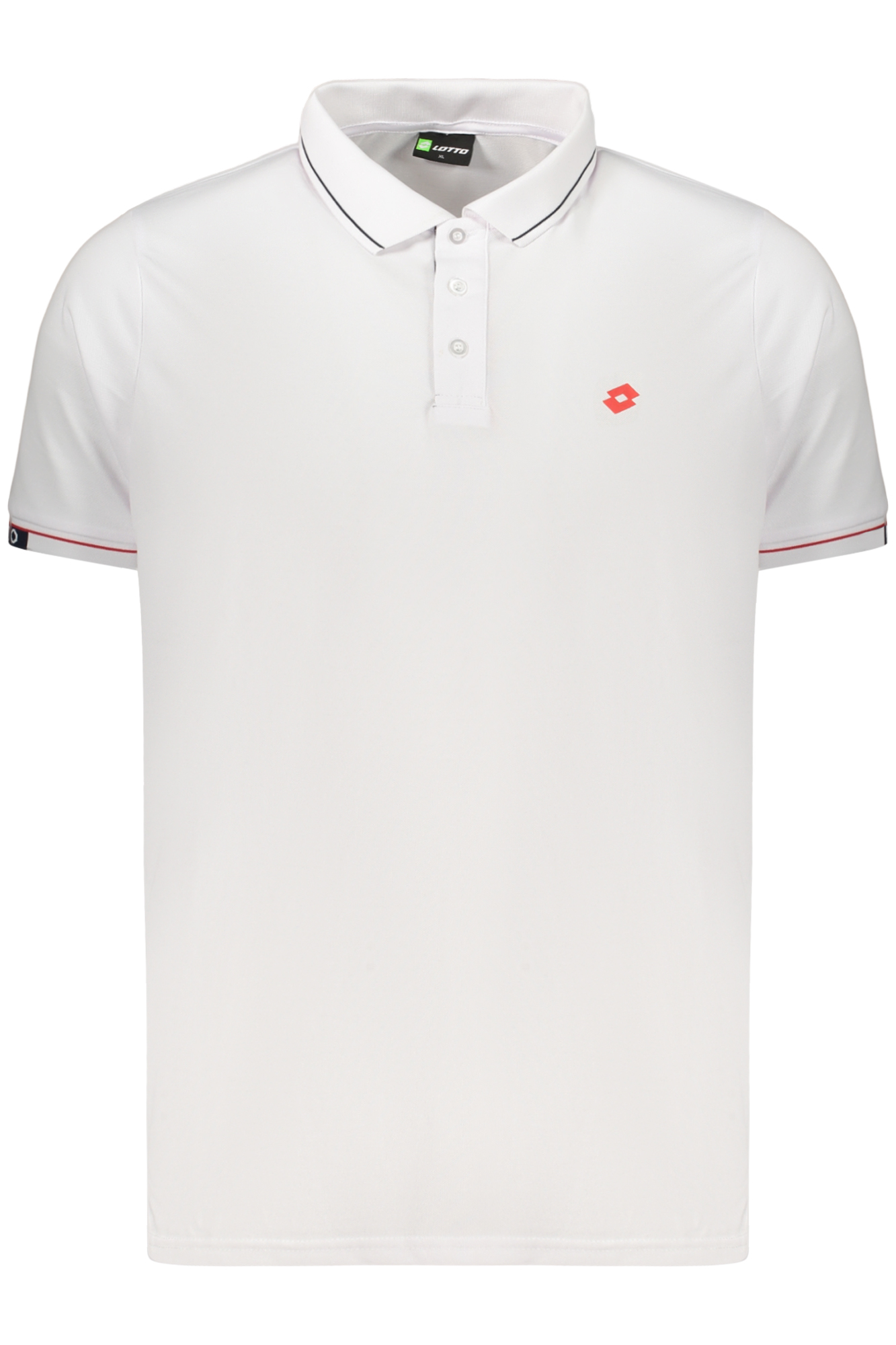LOTTO MEN'S SHORT-SLEEVED POLO SHIRT WHITE LOTTO