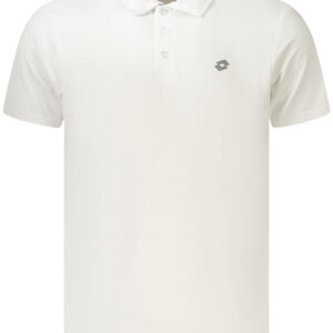 LOTTO MEN'S SHORT-SLEEVED POLO SHIRT WHITE LOTTO