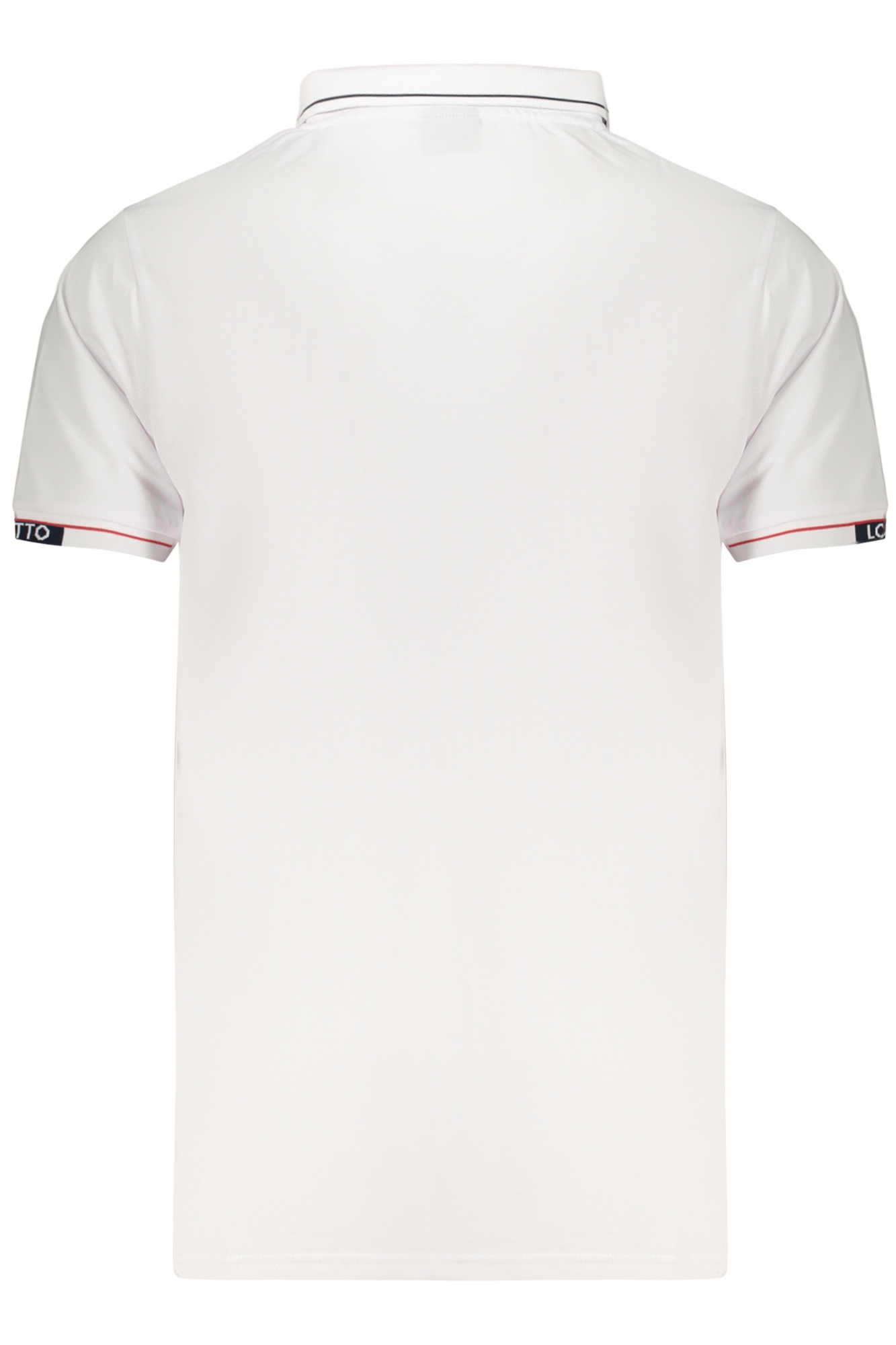 LOTTO MEN'S SHORT-SLEEVED POLO SHIRT WHITE - Image 2