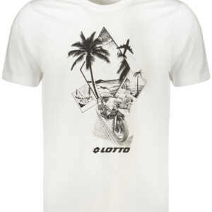 LOTTO MEN'S SHORT-SLEEVED T-SHIRT WHITE LOTTO