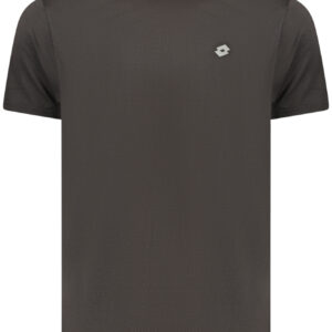 LOTTO MEN'S BLACK SHORT-SLEEVED T-SHIRT LOTTO