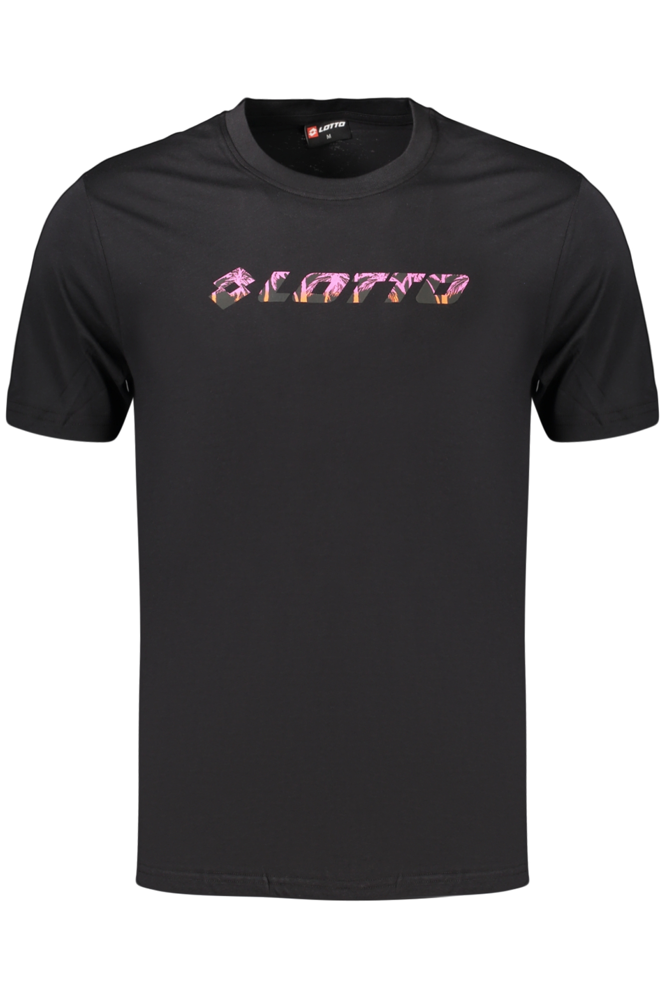 LOTTO MEN'S BLACK SHORT-SLEEVED T-SHIRT LOTTO
