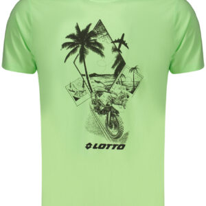 LOTTO MEN'S SHORT-SLEEVED GREEN T-SHIRT LOTTO