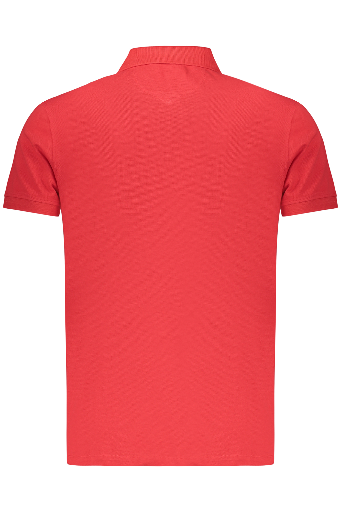 MEN'S RED NAVY SHORT-SLEEVE POLO SHIRT - Image 2