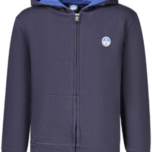 NORTH SAILS CHILDREN'S BLUE ZIP-UP SWEATSHIRT NORTH SAILS