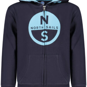 NORTH SAILS CHILDREN'S BLUE ZIP-UP SWEATSHIRT NORTH SAILS