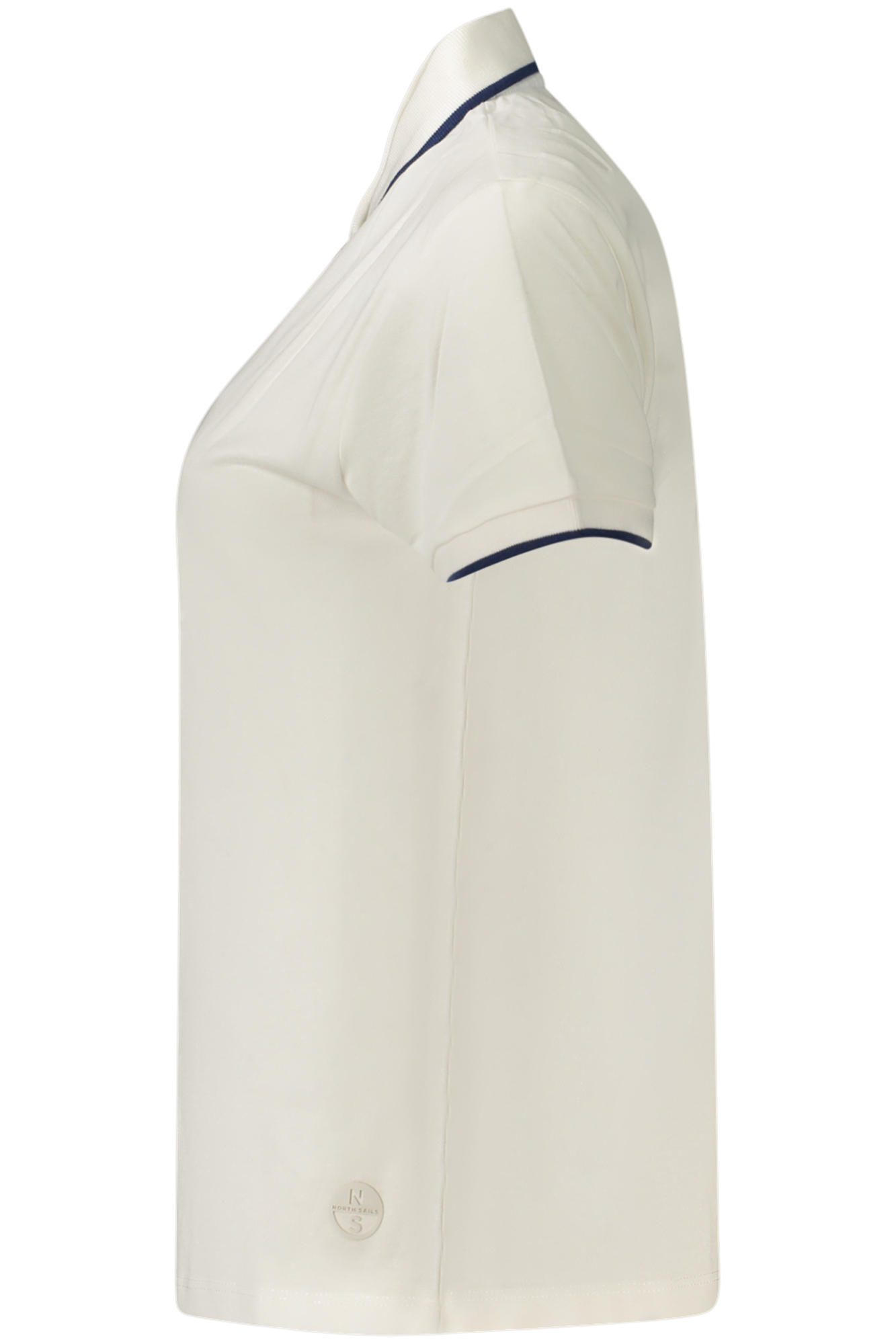 NORTH SAILS WOMEN'S SHORT-SLEEVE POLO SHIRT WHITE - Image 3