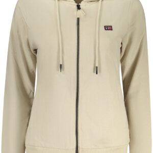 NORWAY 1963 WOMEN'S BEIGE ZIP-UP SWEATSHIRT NORWAY 1963