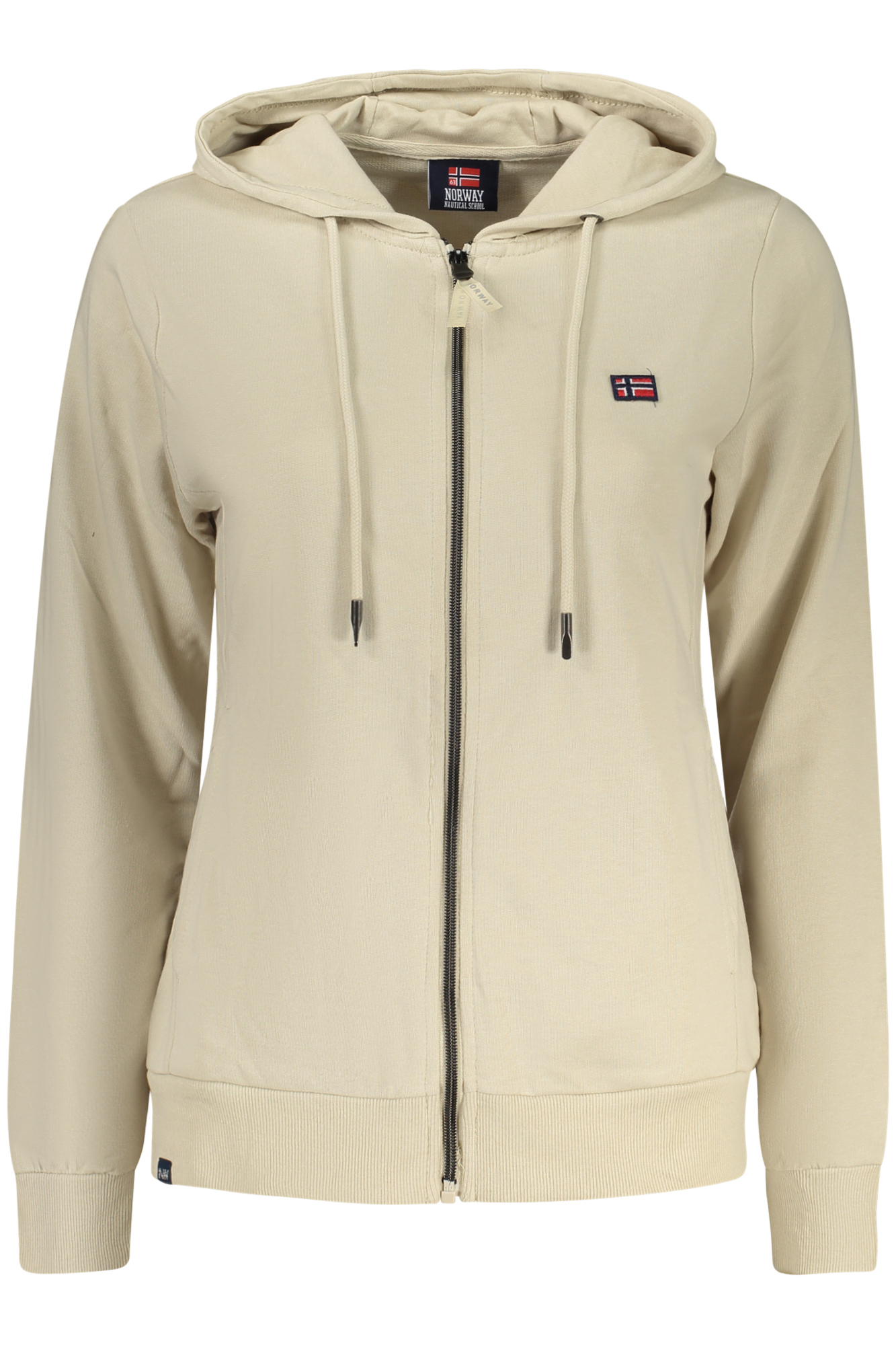 NORWAY 1963 WOMEN'S BEIGE ZIP-UP SWEATSHIRT NORWAY 1963