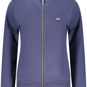 NORWAY 1963 WOMEN'S BLUE ZIP-UP SWEATSHIRT NORWAY 1963
