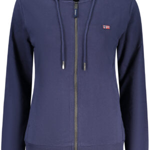 NORWAY 1963 WOMEN'S BLUE ZIP-UP SWEATSHIRT NORWAY 1963