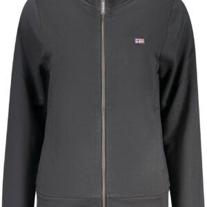 NORWAY 1963 WOMEN'S BLACK ZIP-UP SWEATSHIRT NORWAY 1963