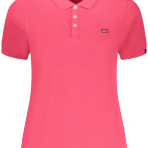 NORWAY 1963 WOMEN'S PINK SHORT-SLEEVE POLO SHIRT NORWAY 1963
