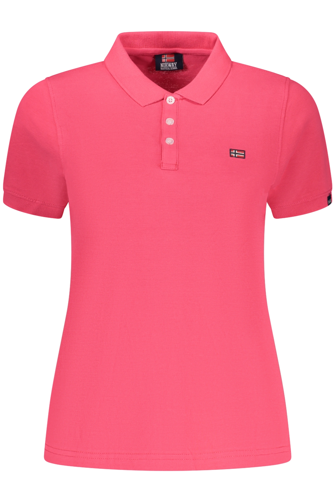 NORWAY 1963 WOMEN'S PINK SHORT-SLEEVE POLO SHIRT NORWAY 1963