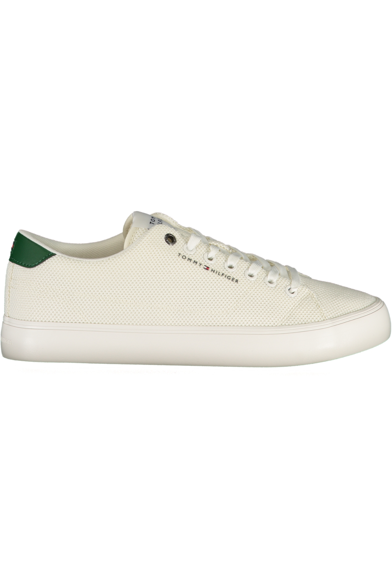 TOMMY HILFIGER MEN'S WHITE SPORTS SHOES TOMMY HILFIGER