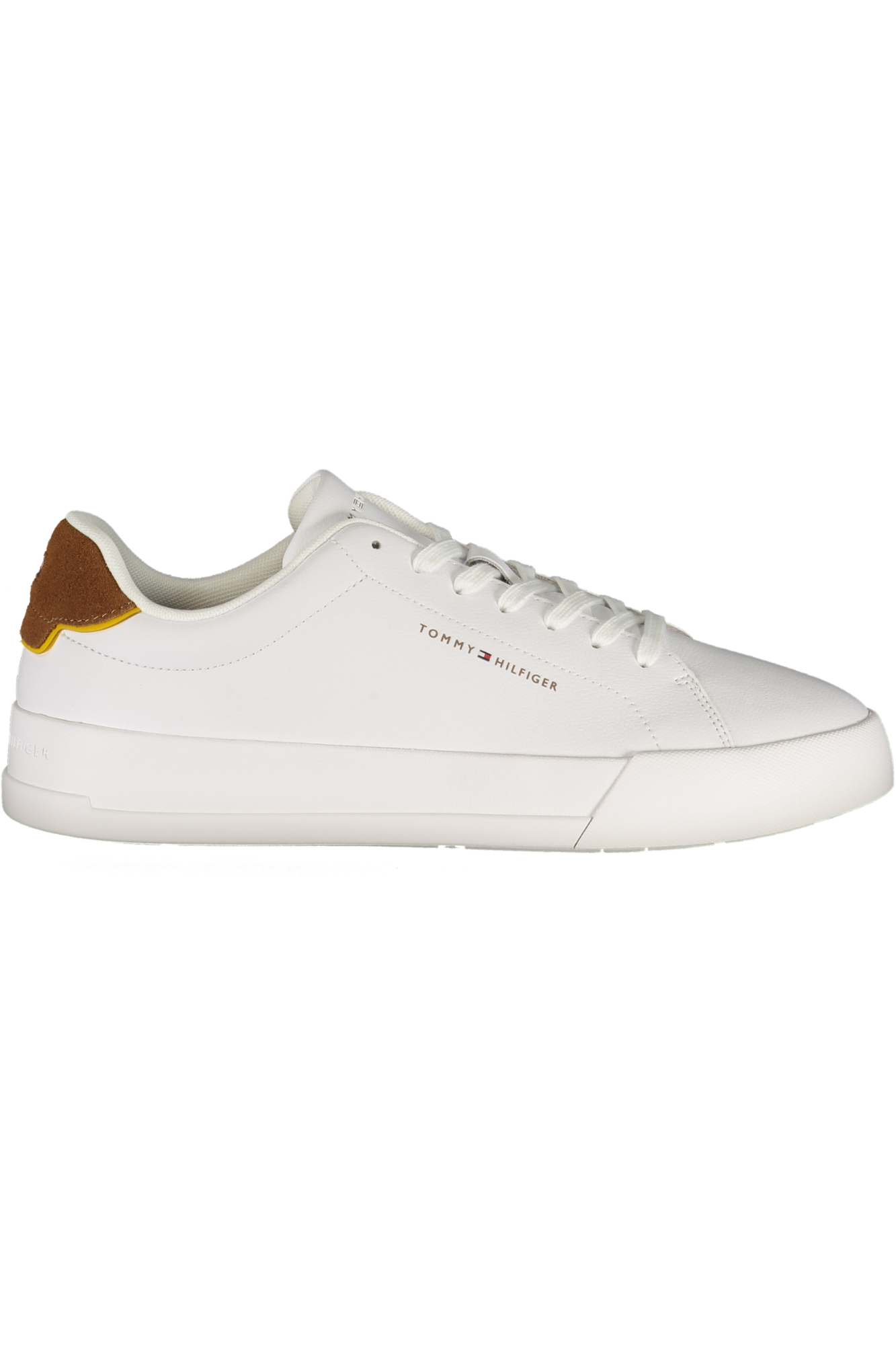 TOMMY HILFIGER MEN'S WHITE SPORTS SHOES TOMMY HILFIGER