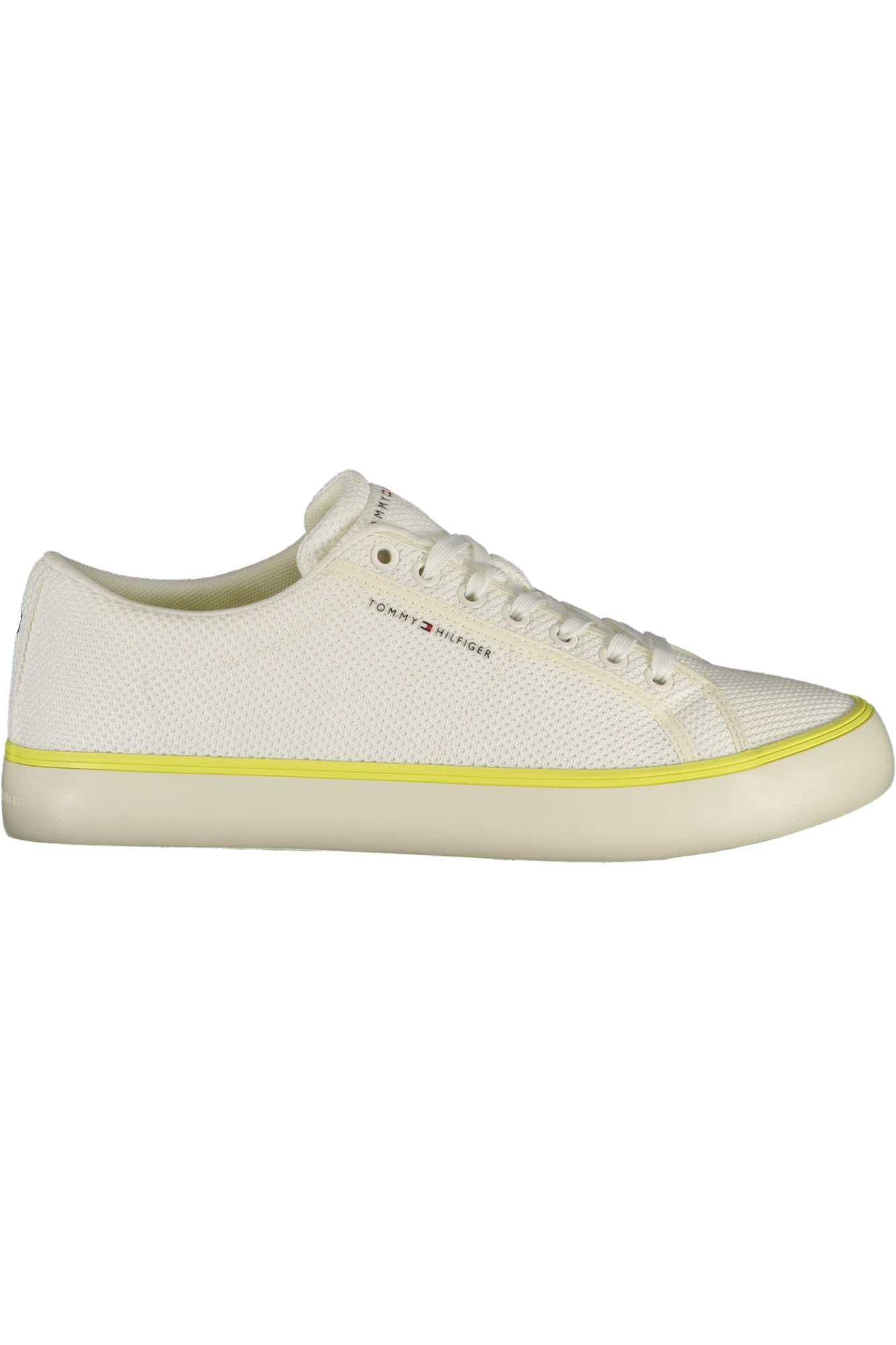 TOMMY HILFIGER MEN'S WHITE SPORTS SHOES TOMMY HILFIGER