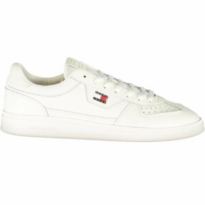 TOMMY HILFIGER MEN'S WHITE SPORTS SHOES TOMMY HILFIGER