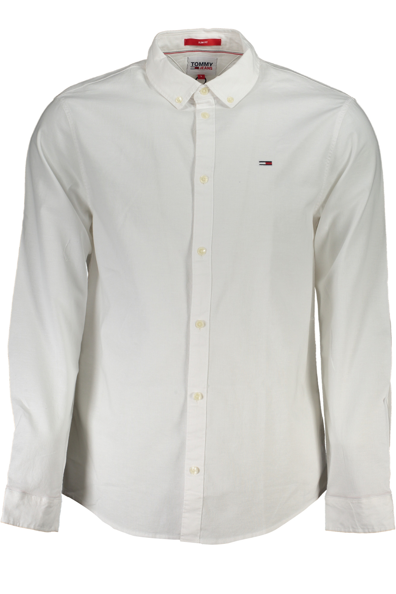 TOMMY HILFIGER MEN'S WHITE LONG SLEEVE SHIRT TOMMY HILFIGER