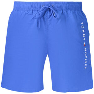 TOMMY HILFIGER MEN'S BLUE BOTTOM SWIMSUIT TOMMY HILFIGER