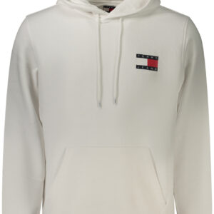 TOMMY HILFIGER MEN'S ZIP-UP SWEATSHIRT WHITE TOMMY HILFIGER