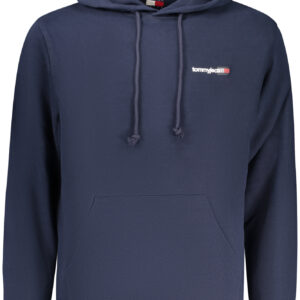 TOMMY HILFIGER MEN'S BLUE ZIP-UP SWEATSHIRT TOMMY HILFIGER