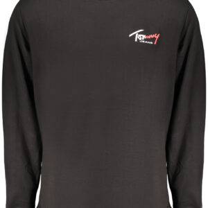 TOMMY HILFIGER MEN'S BLACK ZIP-UP SWEATSHIRT TOMMY HILFIGER