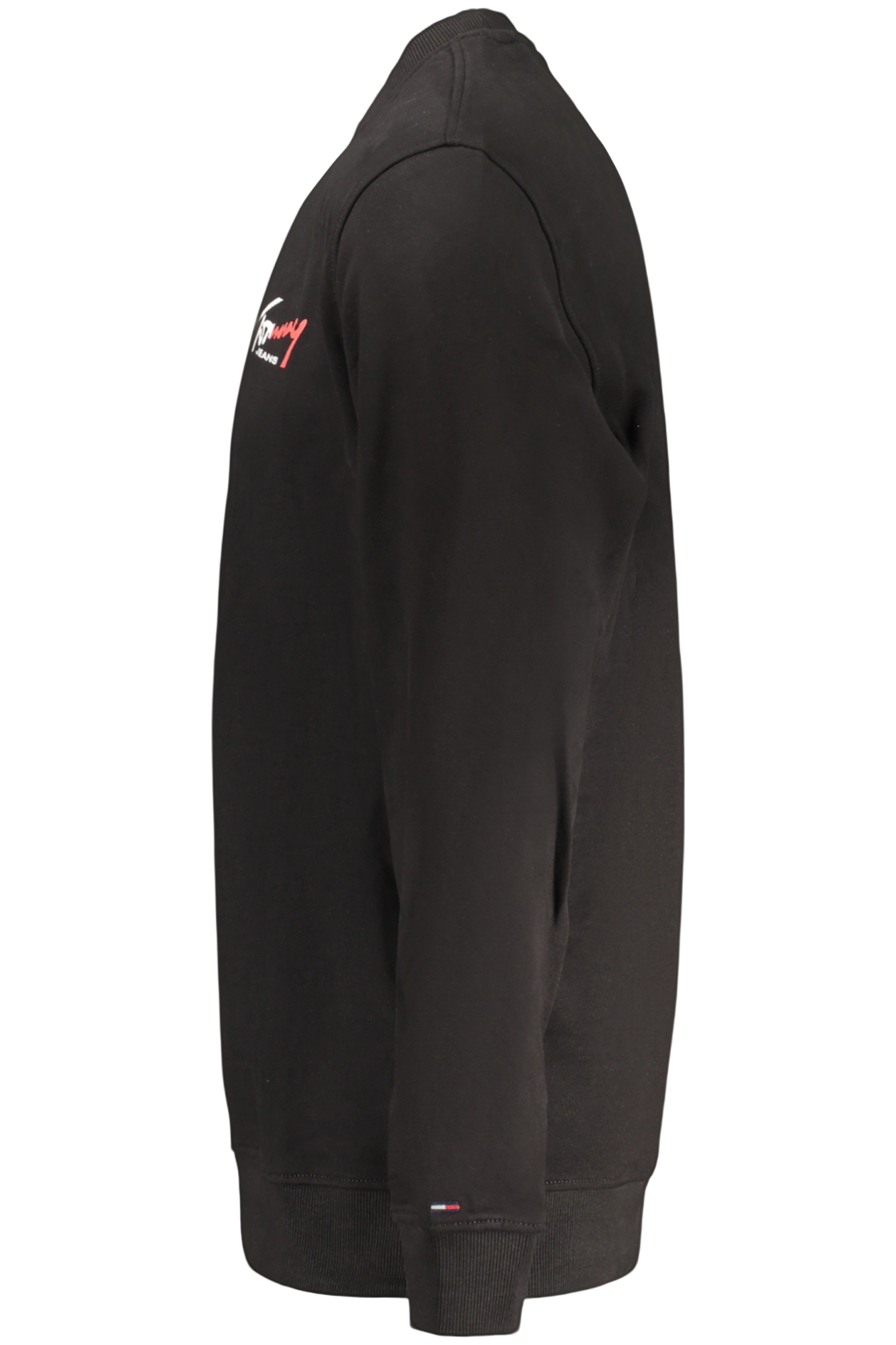TOMMY HILFIGER MEN'S BLACK ZIP-UP SWEATSHIRT - Image 3