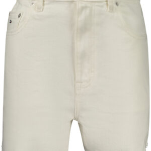 TOMMY HILFIGER JEANS SHORT WOMEN'S WHITE TOMMY HILFIGER
