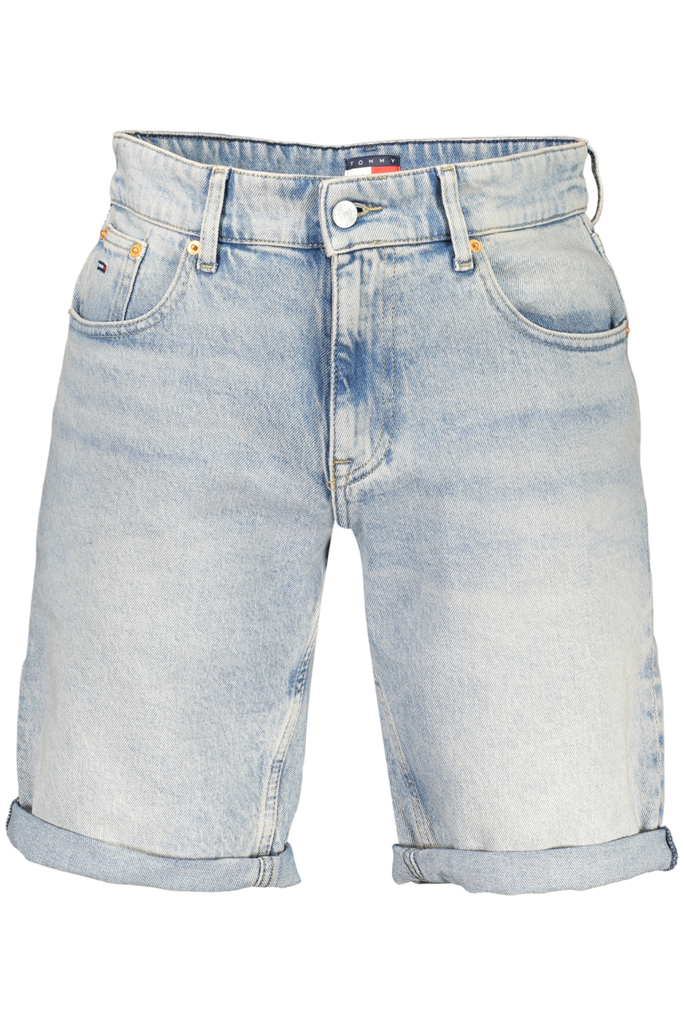 TOMMY HILFIGER MEN'S BLUE JEANS SHORTS TOMMY HILFIGER